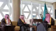 أمير الدرعية يستقبل المستشار بالديوان الملكي فهد تونسي