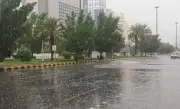أمطار غزيرة تهطل على محافظات جازان مساء اليوم