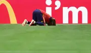 لامين يامال يسجد شكرًا لله بعد تسجيله هدفًا في مرمى السعودية بكأس العالم