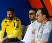 وزير الرياضة والمسحل يحضران مران الأخضر قبل مواجهة إسبانيا في كأس العالم 2026