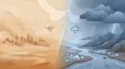 الأرصاد يحذر من أتربة مثارة بشرورة وأمطار غزيرة بجازان