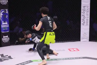 3 انتصارات سعودية في بطولة PFL MENA بالرياض وتأهل 8 إلى نصف النهائي