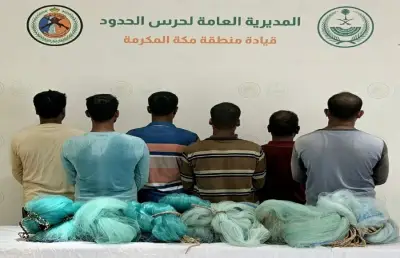 ضبط 6 مقيمين بنجلاديشيين للصيد دون تصريح في الليث