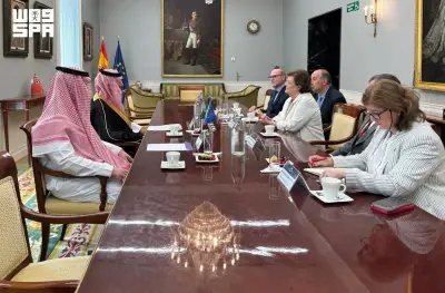 العنقري يبحث مع رئيسة محكمة الحسابات الإسبانية تعزيز التعاون الرقابي