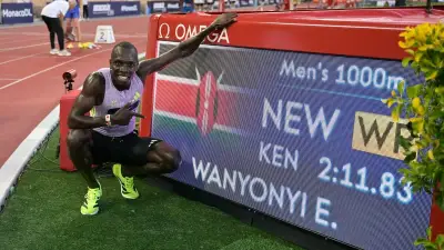 إيمانويل وانيونيي يحطم رقماً قياسياً عمره 27 عاماً في سباق 1000 متر