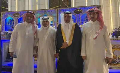 نايف الحارثي يحتفل بزواجه في الزواج الجماعي الرابع بقرية العرق بالطائف