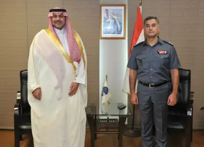 السفير الدوسري يلتقي المدير العام لقوى الأمن الداخلي اللبناني