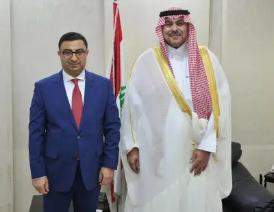 السفير الدوسري يبحث التعاون القضائي مع المدعي العام التمييزي اللبناني