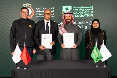 الاتحاد السعودي للجولف يوقع مذكرة تفاهم مع الجامعة الملكية المغربية