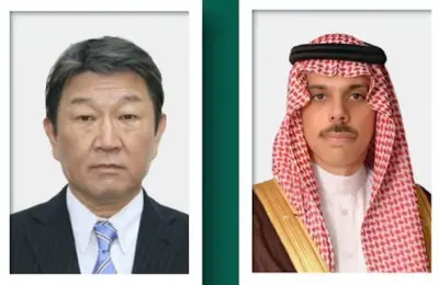 وزيرا خارجية السعودية واليابان يبحثان تطورات المنطقة