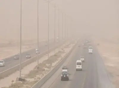 الأرصاد: أتربة تحجب الرؤية وأمطار رعدية على 4 مناطق