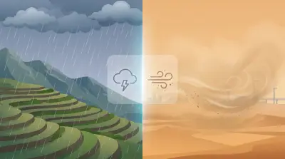 أمطار رعدية ورياح مثيرة للأتربة في 8 مناطق سعودية