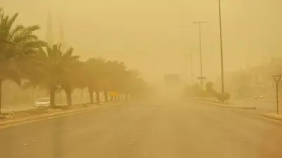 حالة الطقس اليوم: أمطار رعدية ورياح نشطة على عدة مناطق