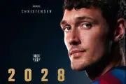 رسمياً: برشلونة يمدد عقد كريستنسن حتى 2028